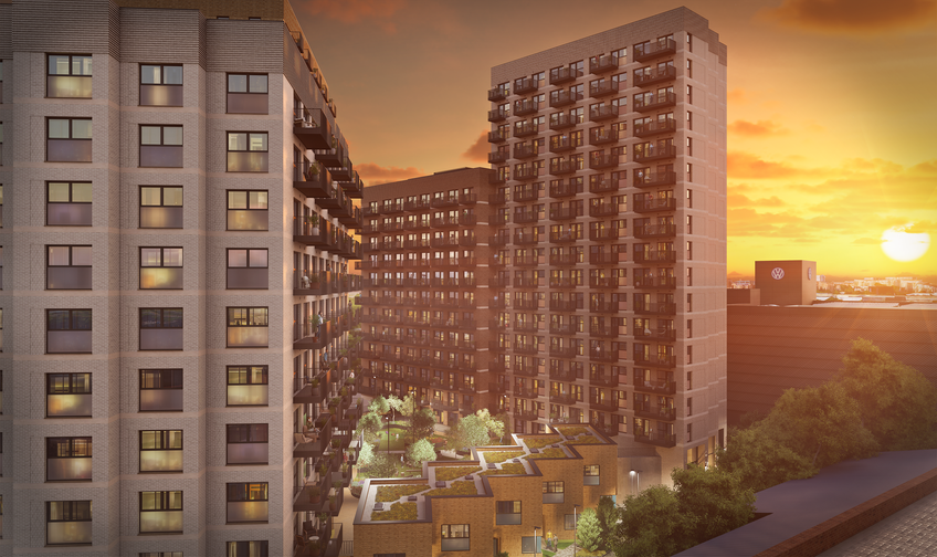 Kew Bridge Rise exterior, L&Q